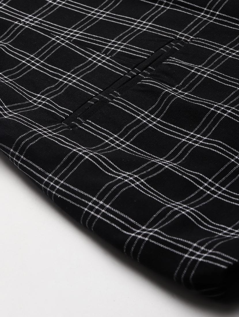 black checked formal blazer - 18171211 - Standard Image - 4