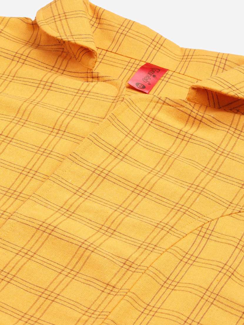 long checkered jacket - 18171239 - Standard Image - 4