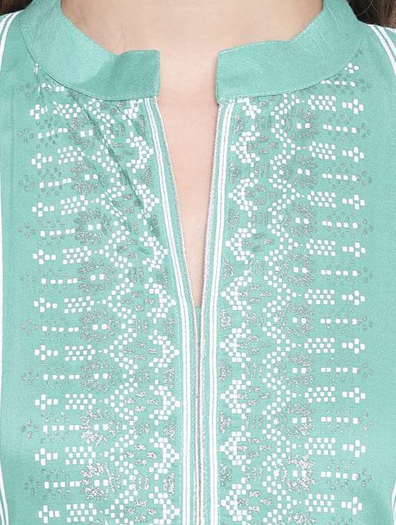 printed kurta palazzo set - 18171287 - Standard Image - 4
