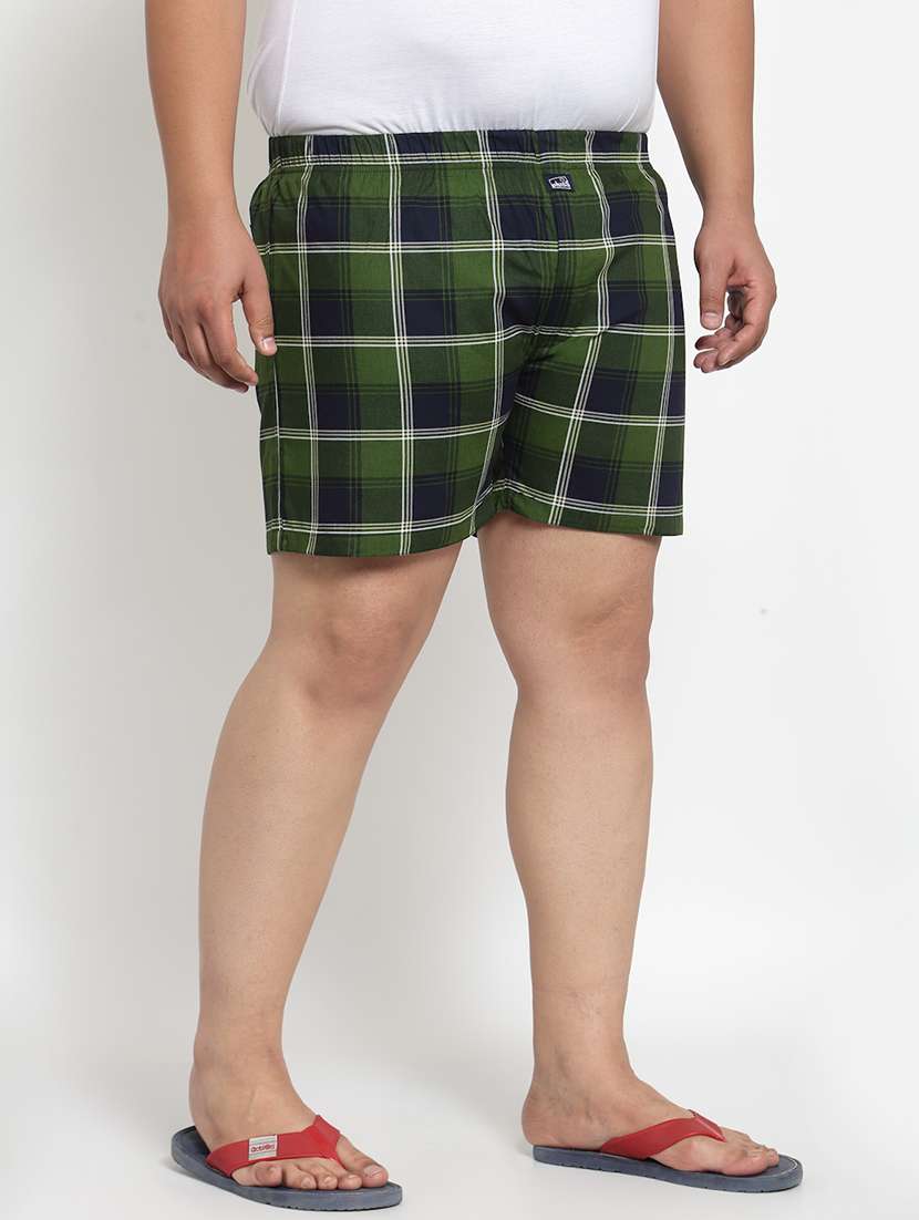 green checkered boxer - 18172087 -  Standard Image - 1
