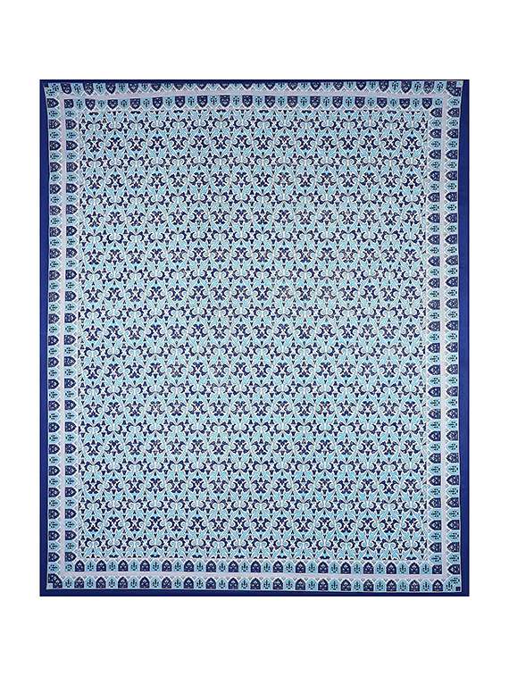 brask india 100% cotton 280 thread count king size double bedsheet with two pillow covers (bedsheet size 90 x 108 inch) (green) - 18172498 -  Standard Image - 4