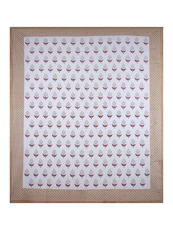 brask india 300 thread count cotton double king size bedsheet with pillow covers (bedsheet size 100 x 108 inch) - 18172507 -  Standard Image - 4