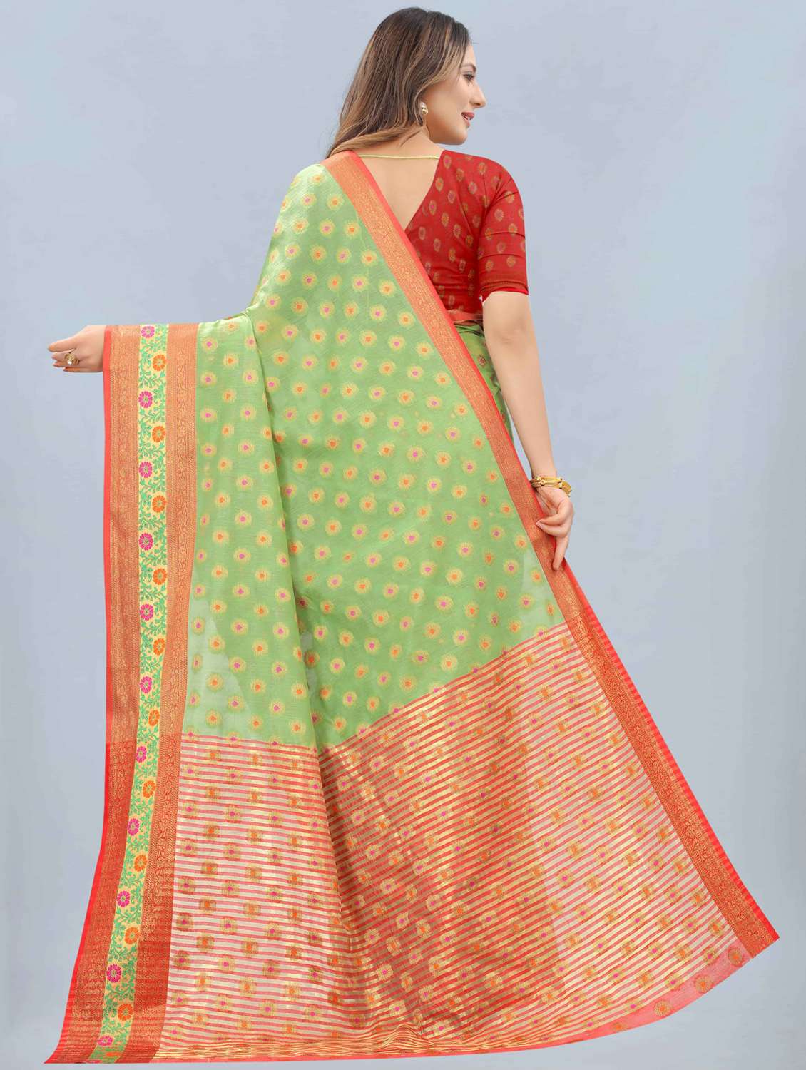 women's banarasi saree - 18172566 -  Standard Image - 1