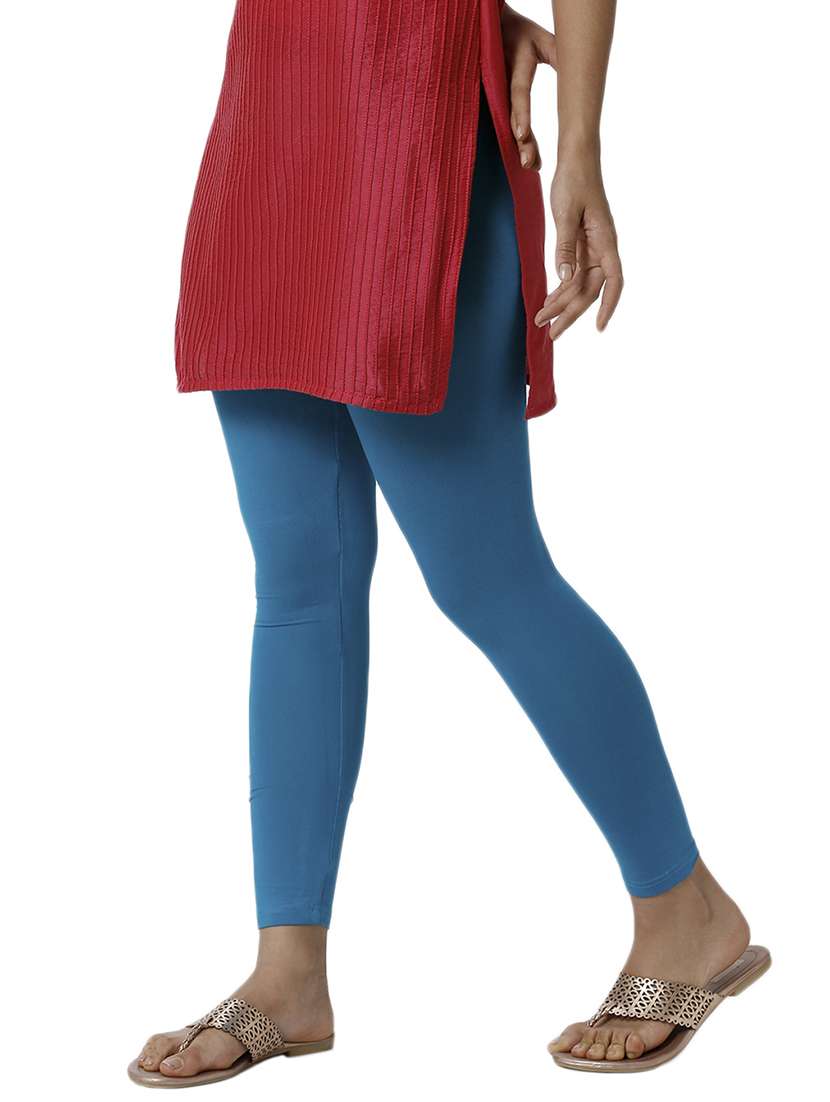 light blue solid legging - 18178516 - Standard Image - 1