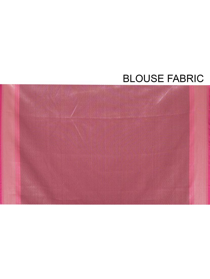 zari work banarasi saree with blouse - 18178614 - Standard Image - 4