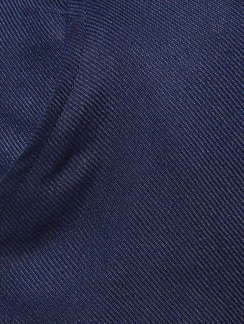 navy blue rayon trousers - 18178809 - Standard Image - 4