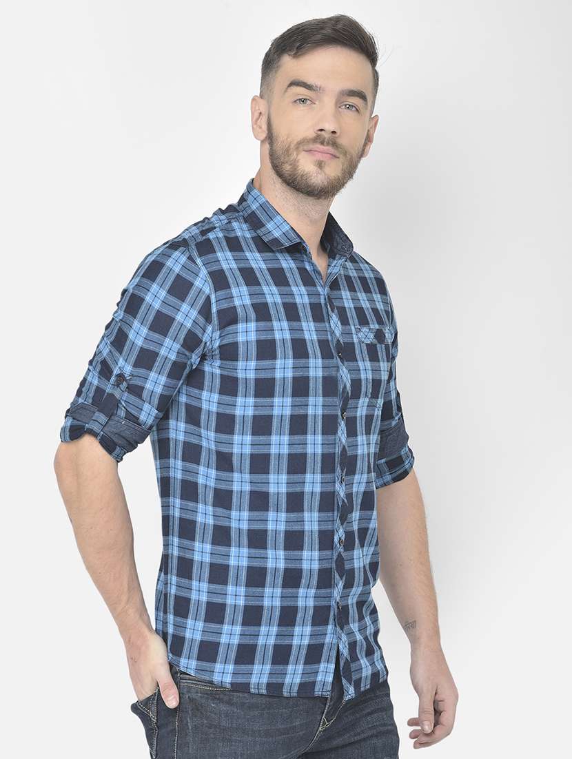 mens checks casual shirt - 18178859 -  Standard Image - 1