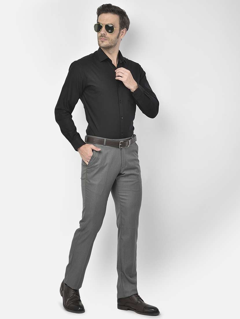 mens solids formal shirt - 18178869 -  Standard Image - 4