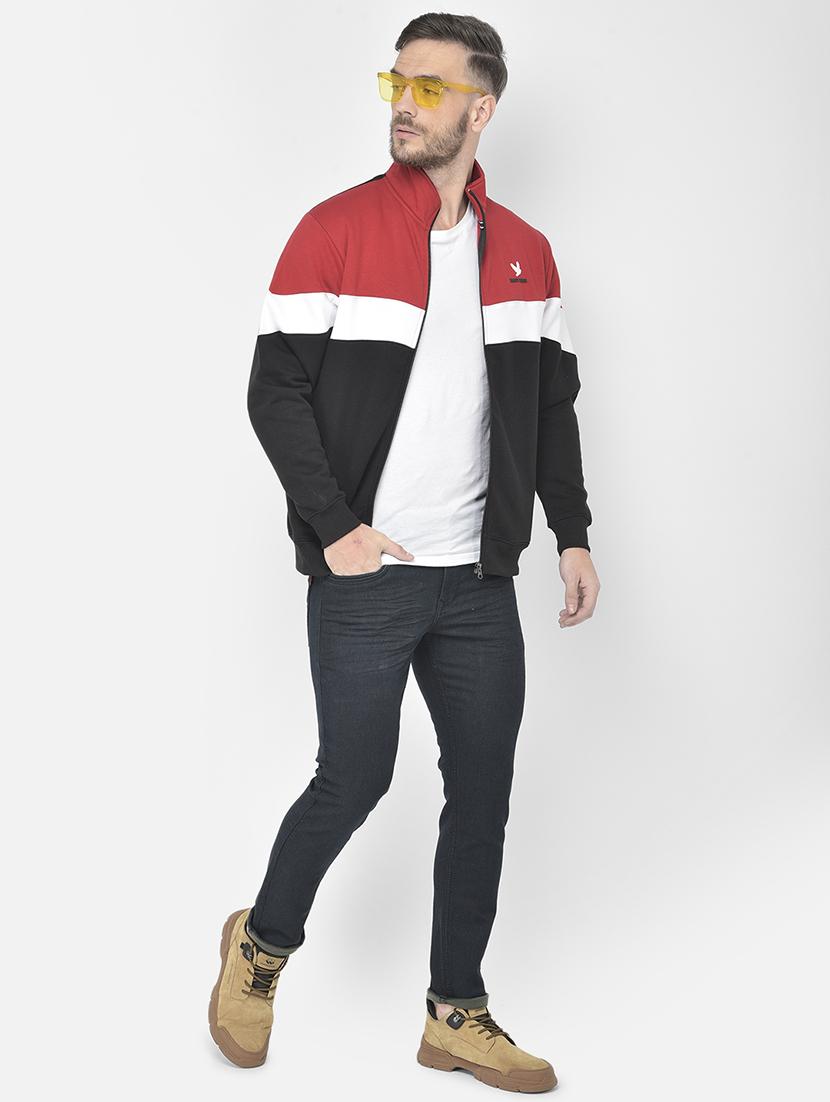 color block bomber jacket - 18178907 - Standard Image - 4