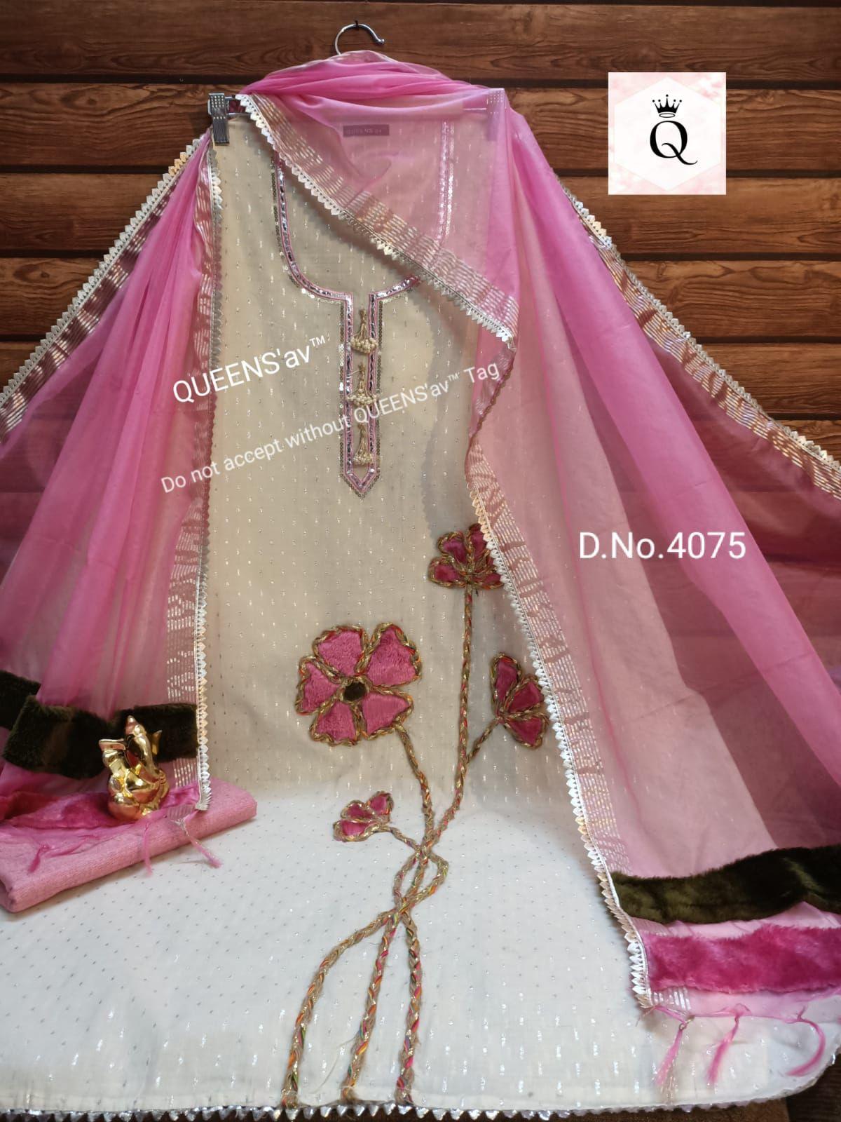 jute cotton with embroidery  - 18179520 -  Standard Image - 1