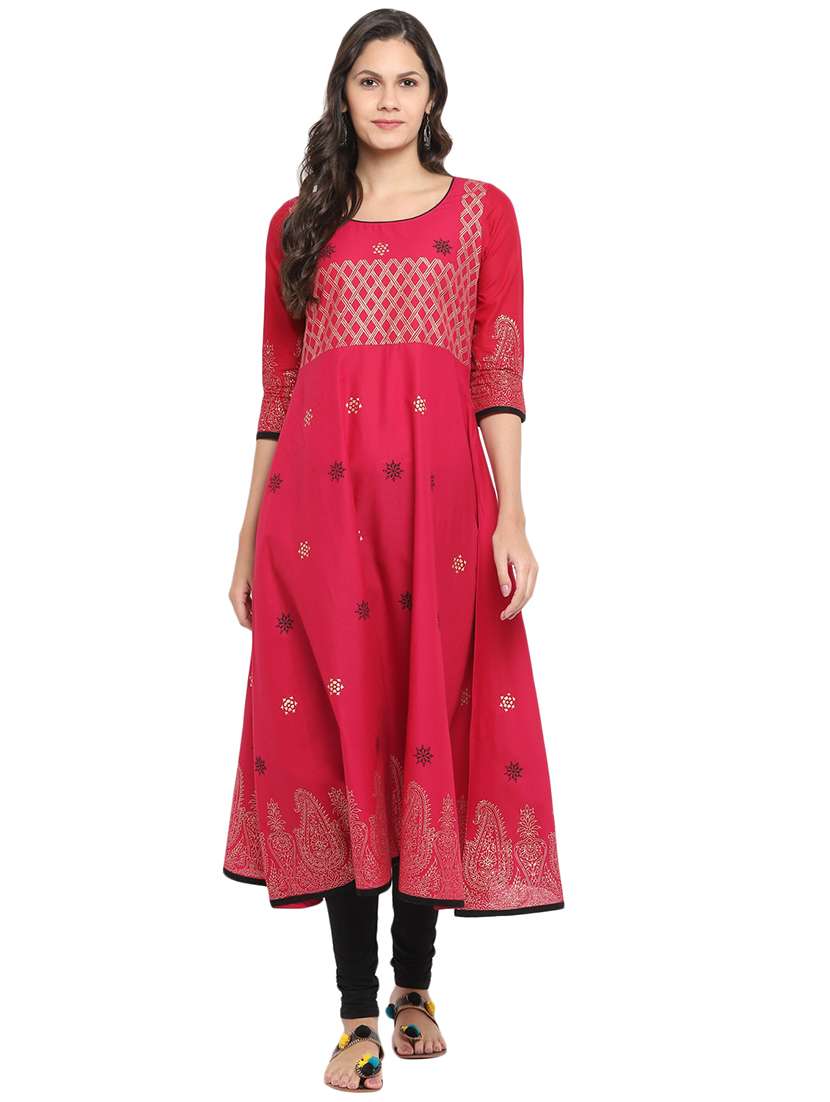 women's flared kurta
