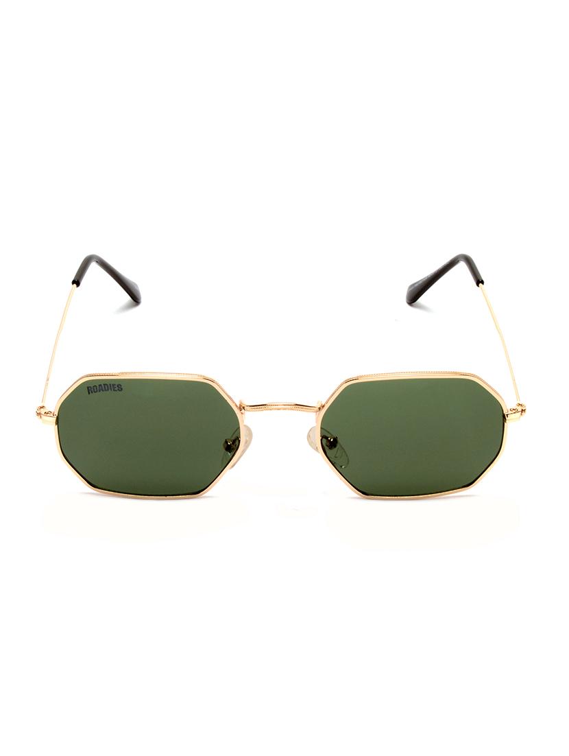 roadies rd-207-c1 hexagonal sunglasses uv400 protection - 18179723 - Zoom Image - 0