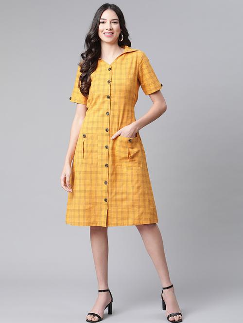 women's shirt checks dress - 18180197 - Standard Image - 0