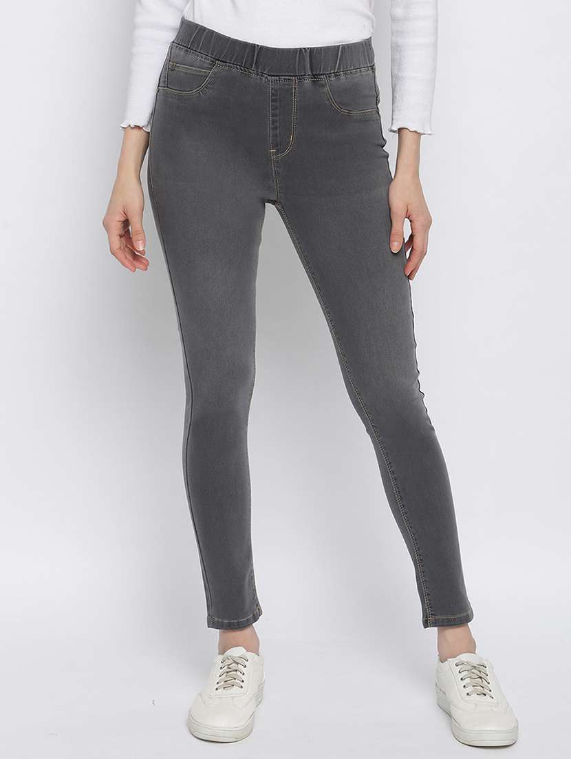 mid rise solid jegging