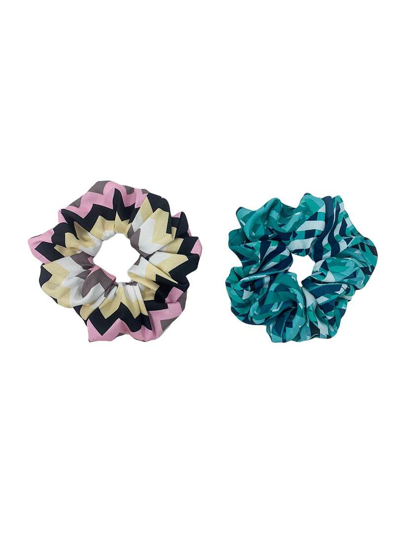 weekender scrunchies for women - pack of 2