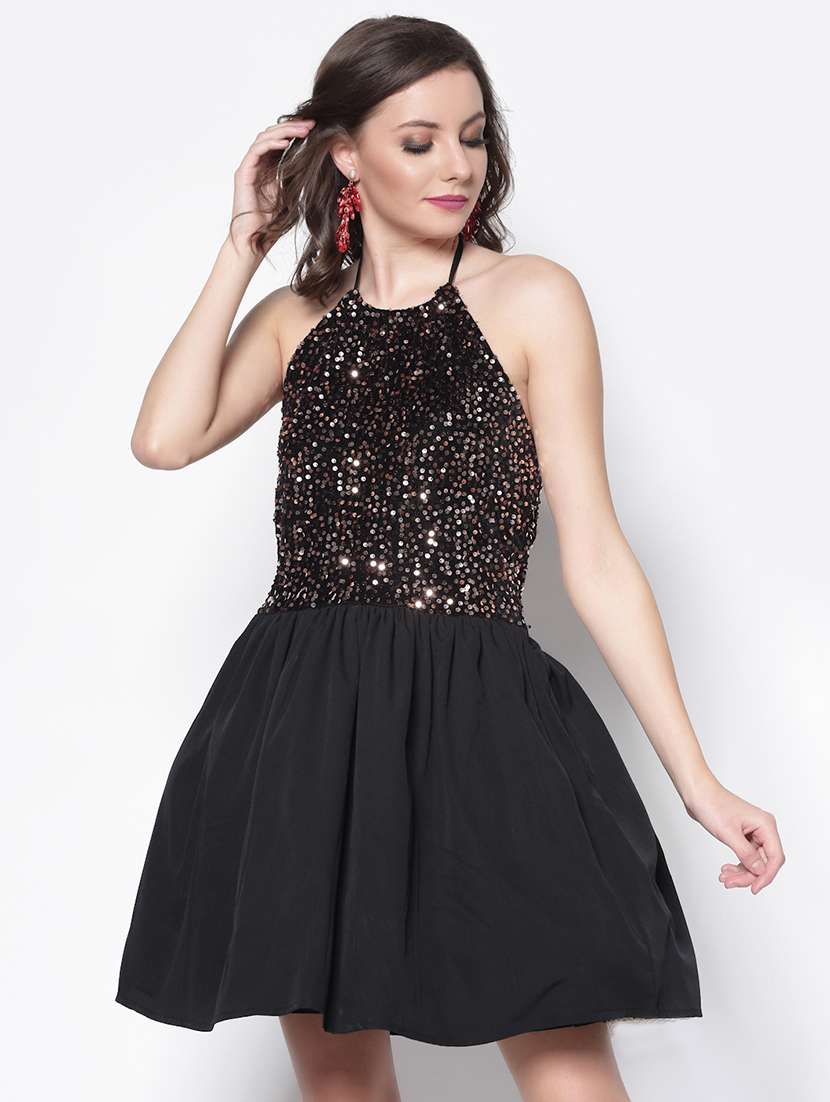 women's fit & flare mini dress - 18181746 -  Standard Image - 1