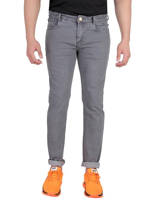 mens slim fit plain jeans - 18182299 - Standard Image - 0