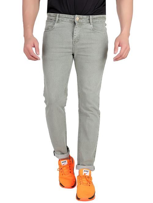mens slim fit plain jeans - 18182308 - Standard Image - 0