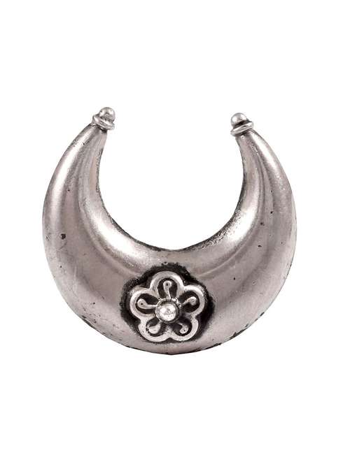 silver adorable moon design ring - 18182639 -  Standard Image - 0