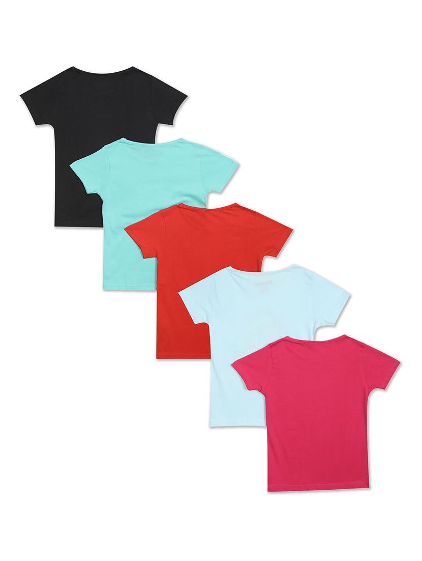 set of 5 pcs printed regular tee - 18183434 - Standard Image - 1