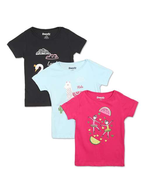 set of 3 pcs printed regular tee - 18183435 - Standard Image - 0