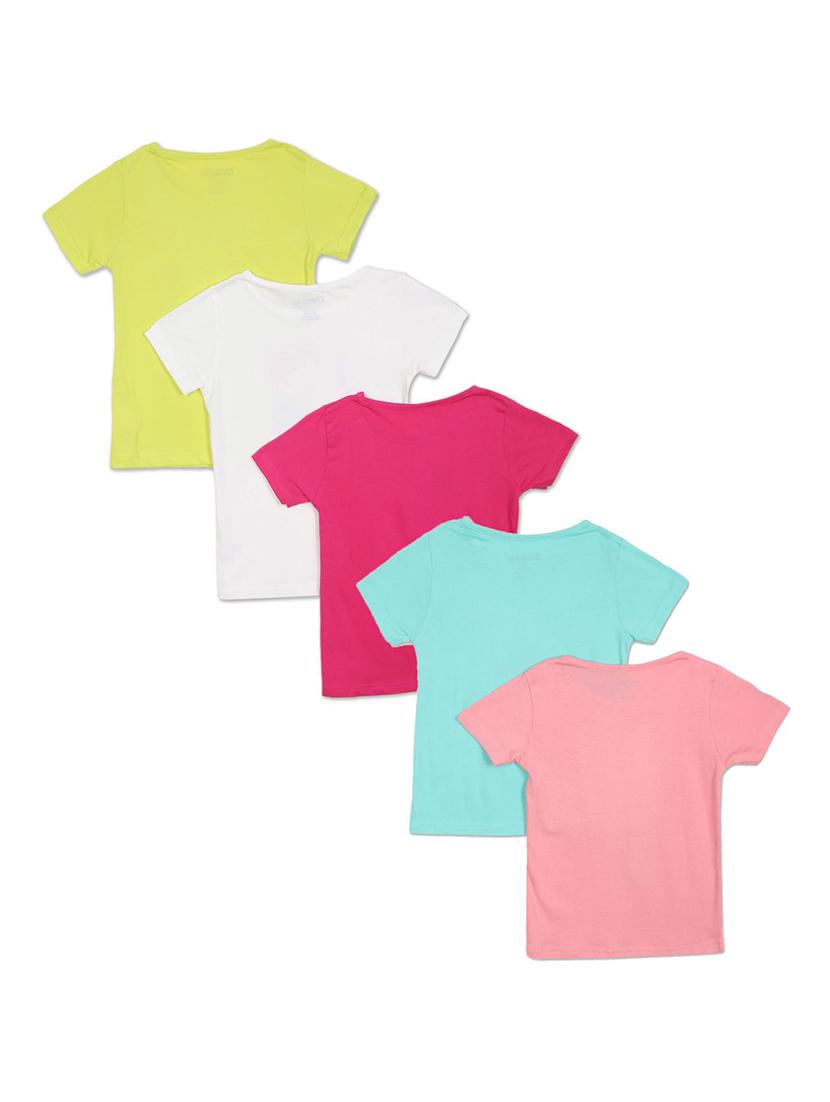 set of 5 pcs printed regular tee - 18183439 - Standard Image - 1