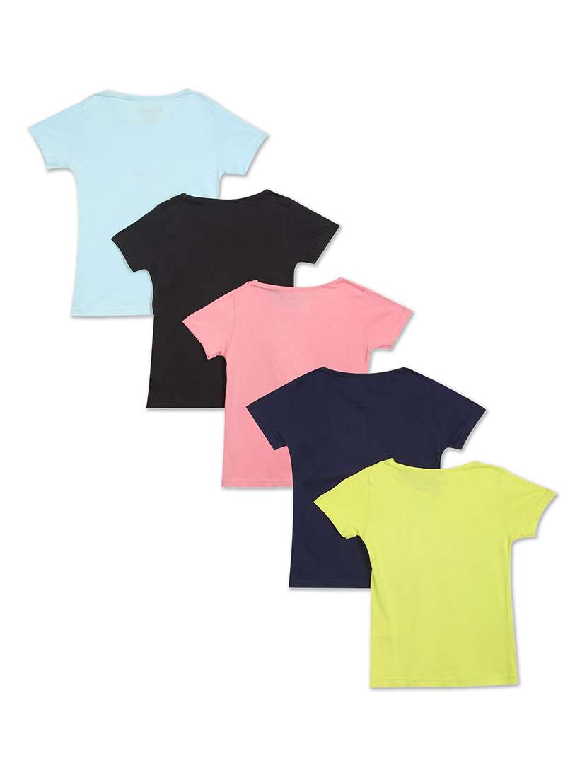set of 5 pcs printed regular tee - 18183446 -  Standard Image - 1