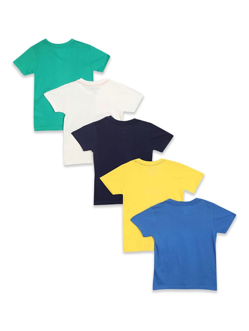 set of 5 pcs printed regular tee - 18183478 - Standard Image - 1