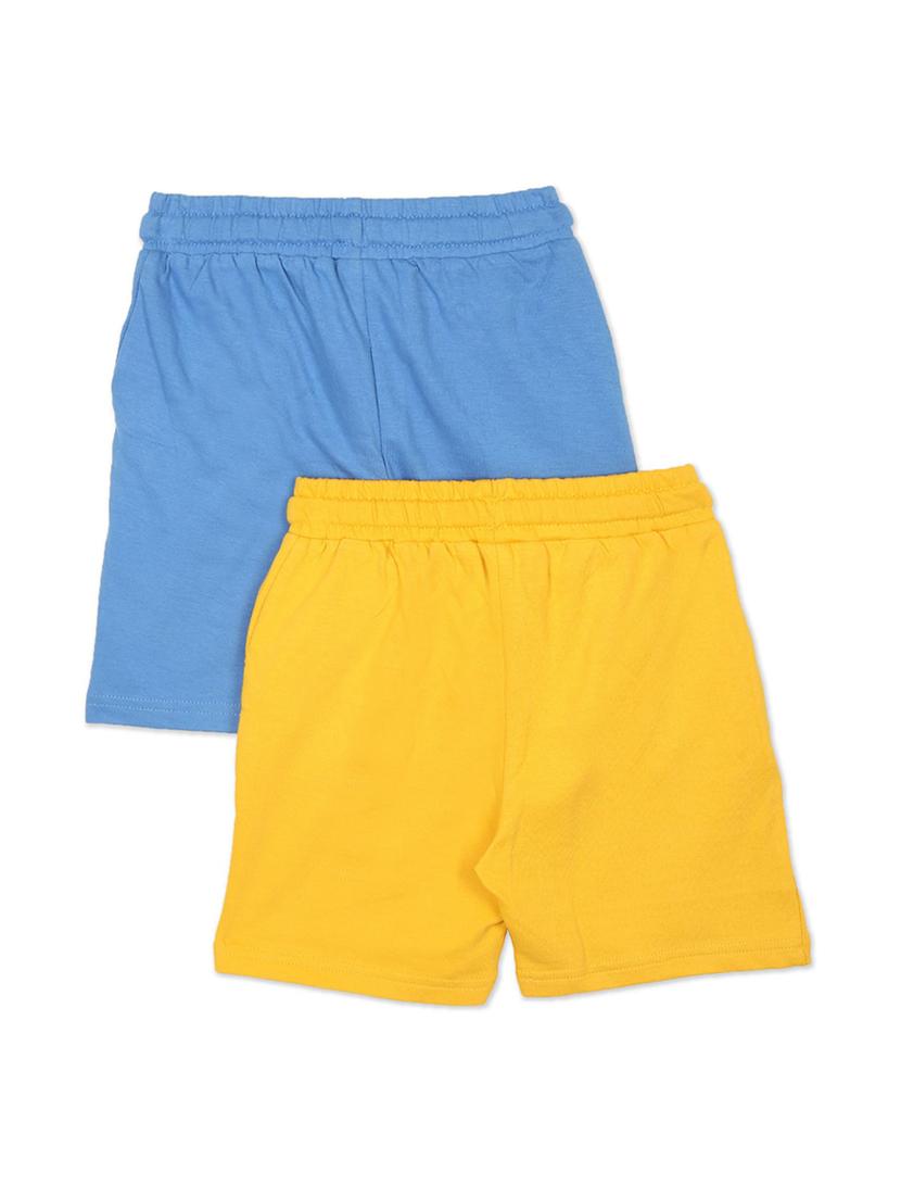 set of 2 pcs solid shorts  - 18183680 -  Standard Image - 1