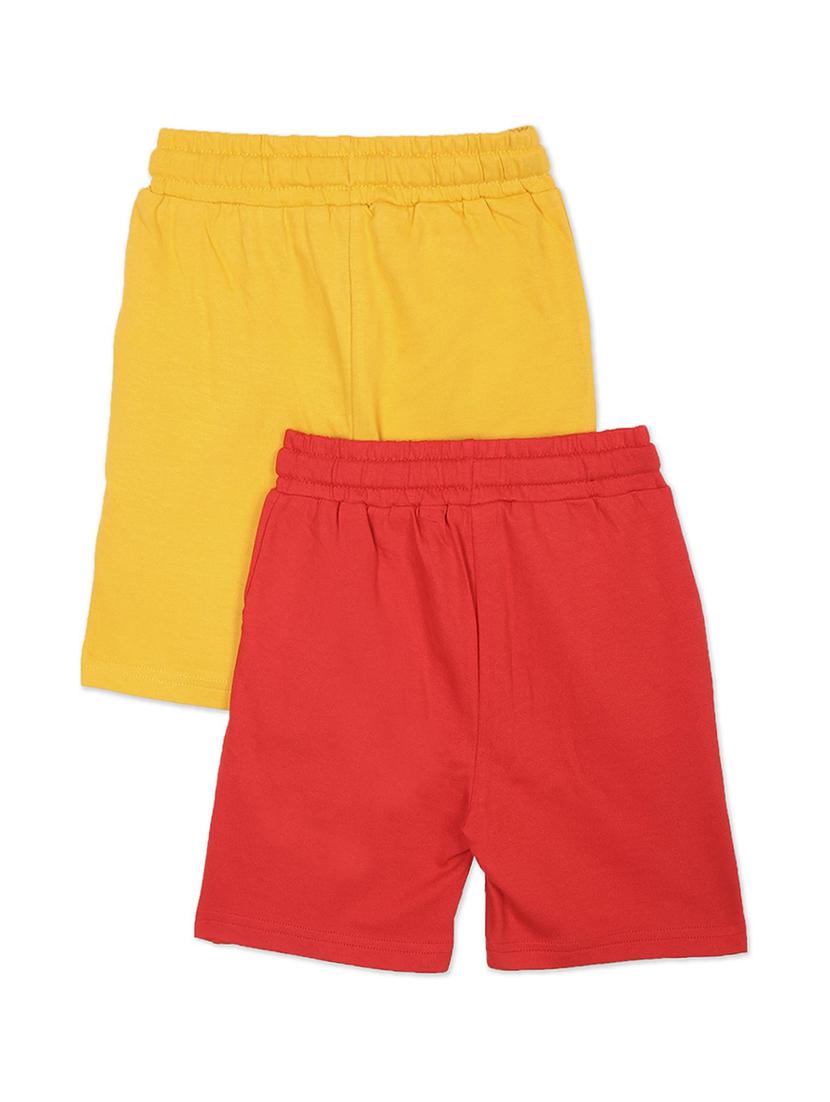 set of 2 pcs solid shorts - 18183681 - Standard Image - 1