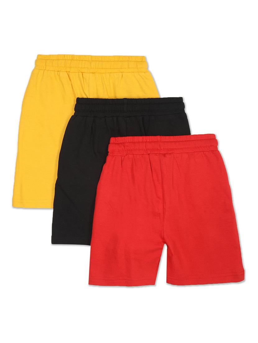 set of 3 pcs solid shorts - 18183697 - Standard Image - 1