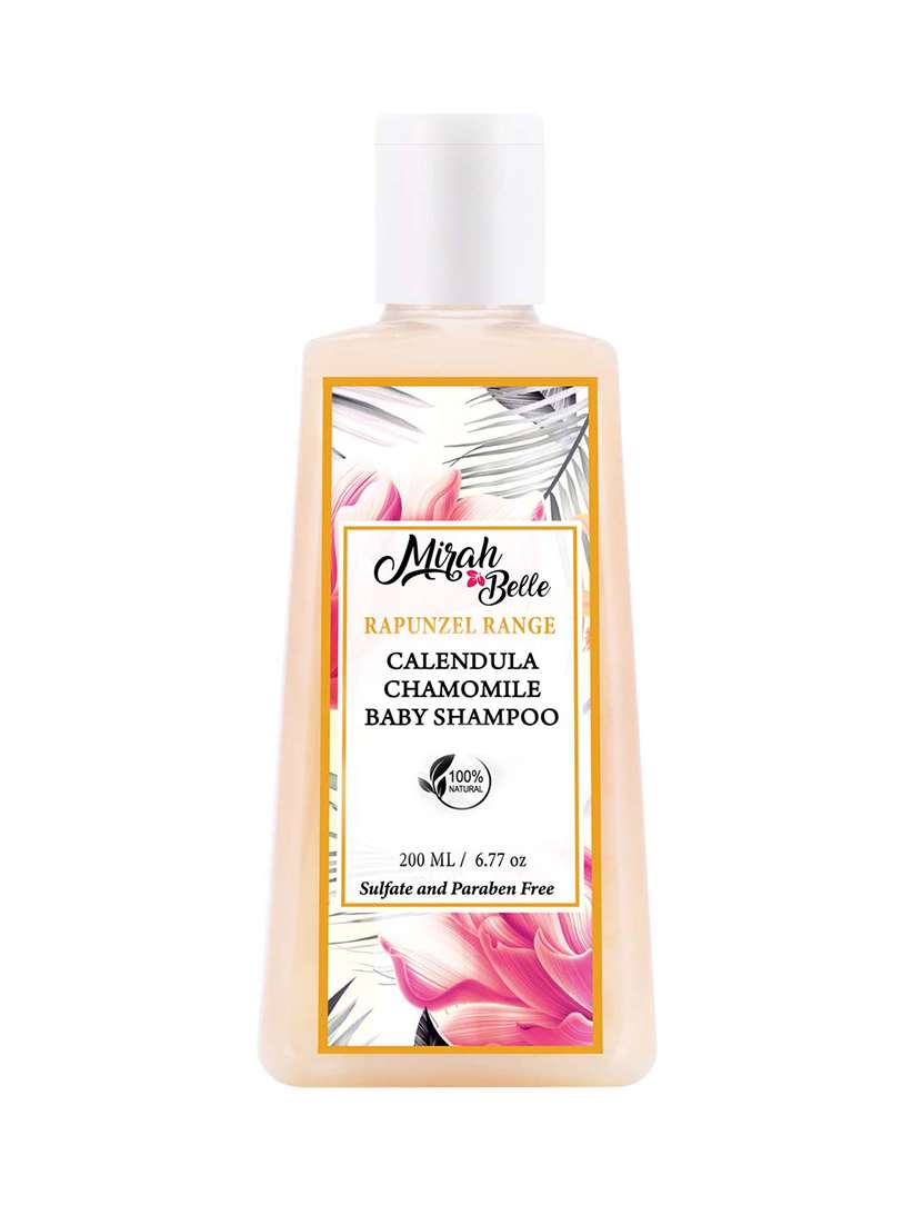 calendula - chamomile baby shampoo - sensitive scalp - sulfate & paraben free