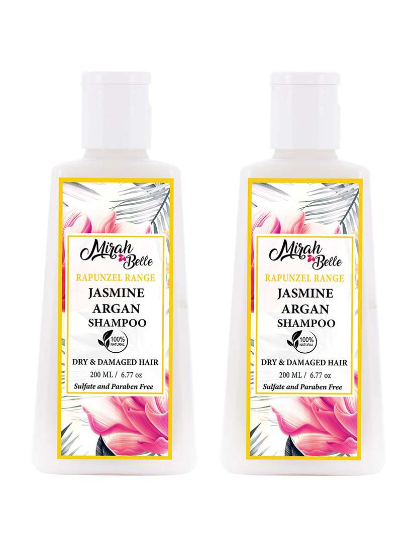 jasmine argan dry hair shampoo (pack of 2 - 200 ml)  -400 ml