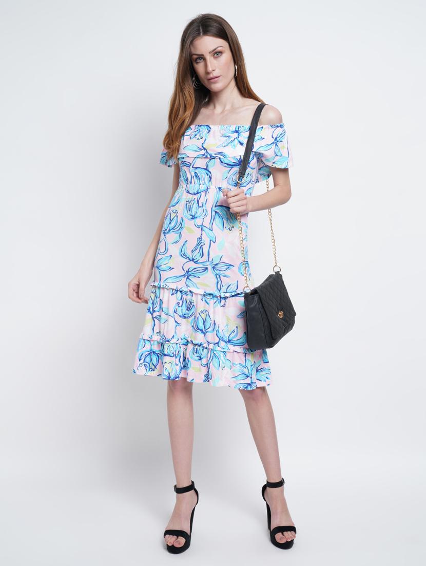 women's fit & flare floral dress - 18184799 -  Zoom Image - 0