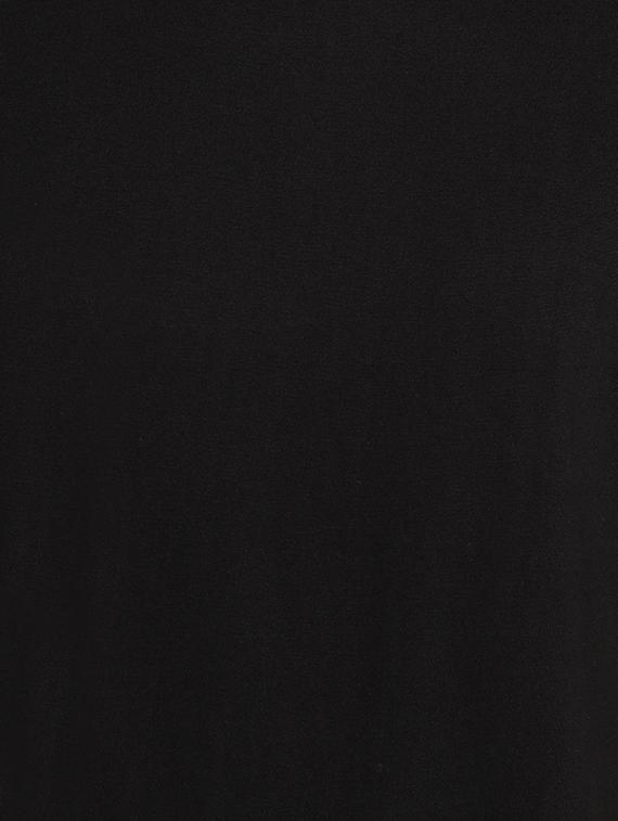 black solid t-shirt - 18185416 - Standard Image - 4