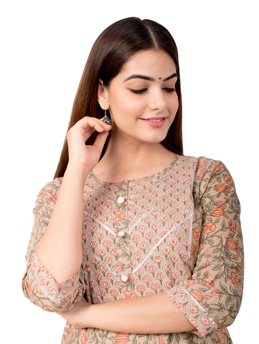 women's flared kurta - 18185572 - Standard Image - 4