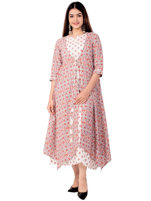 women's layered kurta - 18185573 -  Standard Image - 0