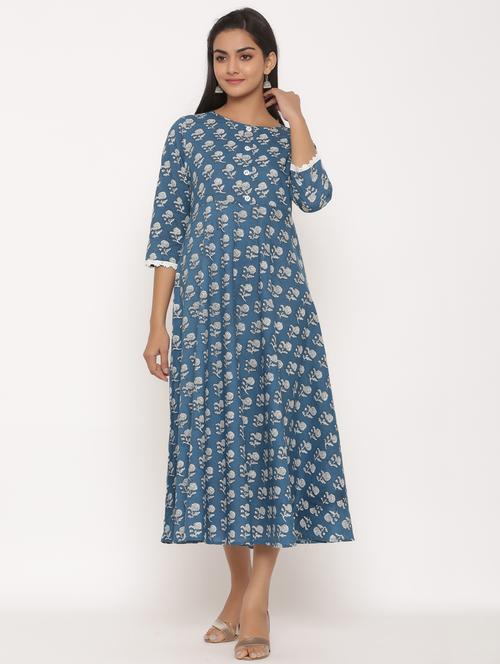 women's flared kurta - 18185588 -  Standard Image - 0
