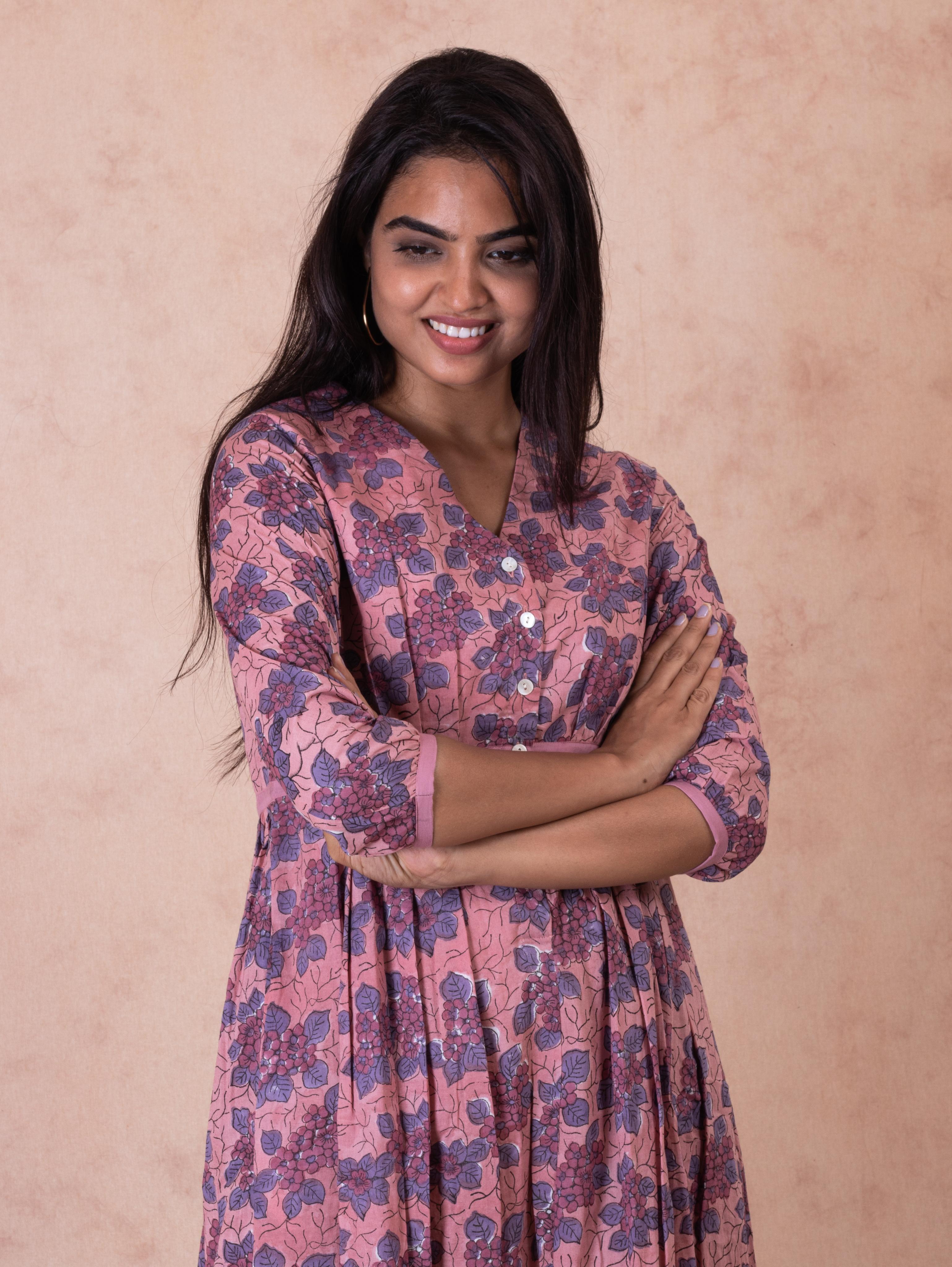 this dress is handcrafted in cotton - 18188794 - Standard Image - 1