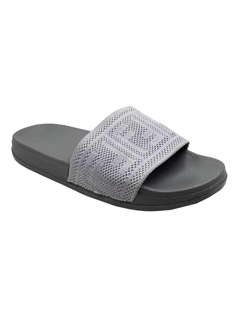 grey slider flip flop - 18190095 -  Standard Image - 1