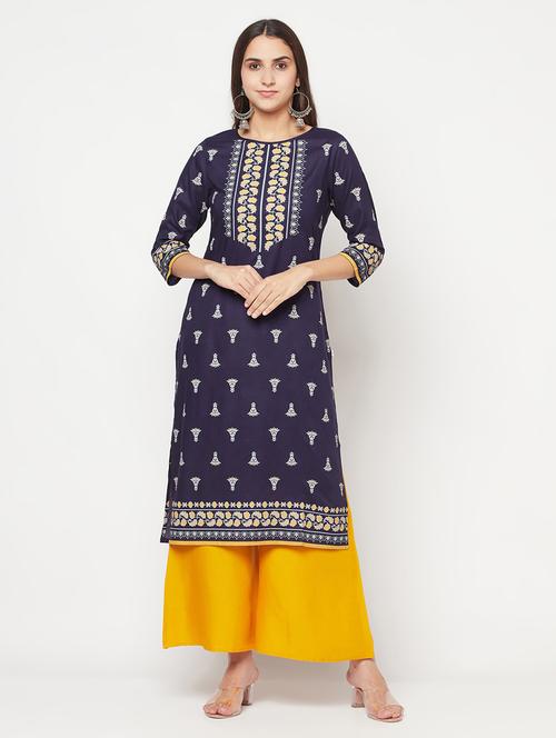 women's straight kurta - 18192079 - Standard Image - 0