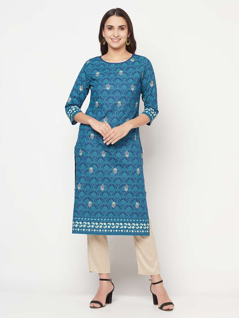 women's straight kurta