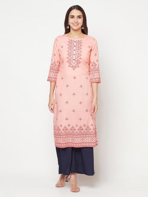 women's straight kurta - 18192086 - Standard Image - 0