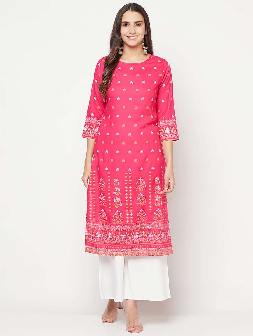 women's straight kurta - 18192089 - Zoom Image - 0