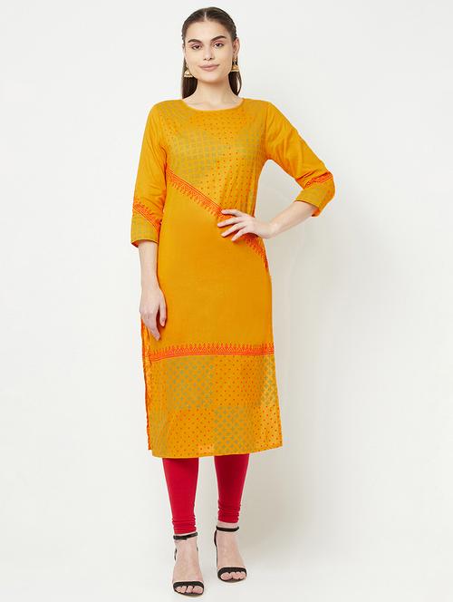 women's straight kurta - 18192095 - Standard Image - 0