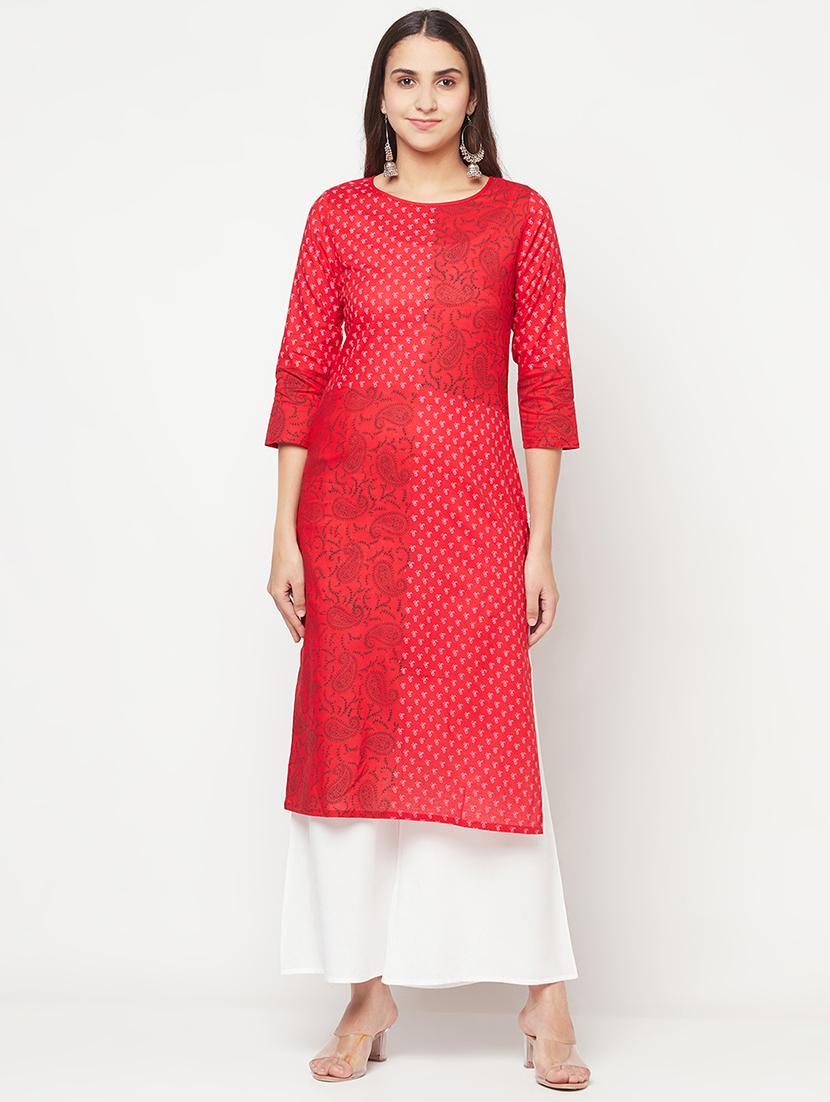 women's straight kurta - 18192099 -  Zoom Image - 0