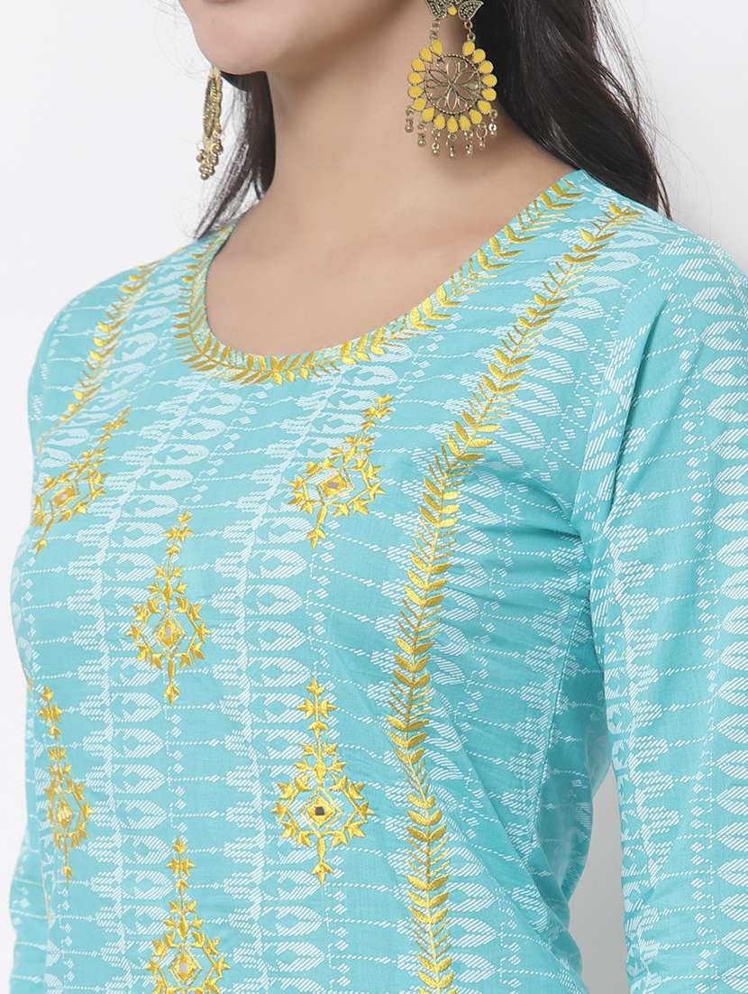 turquoise suit set - 18192466 -  Standard Image - 6