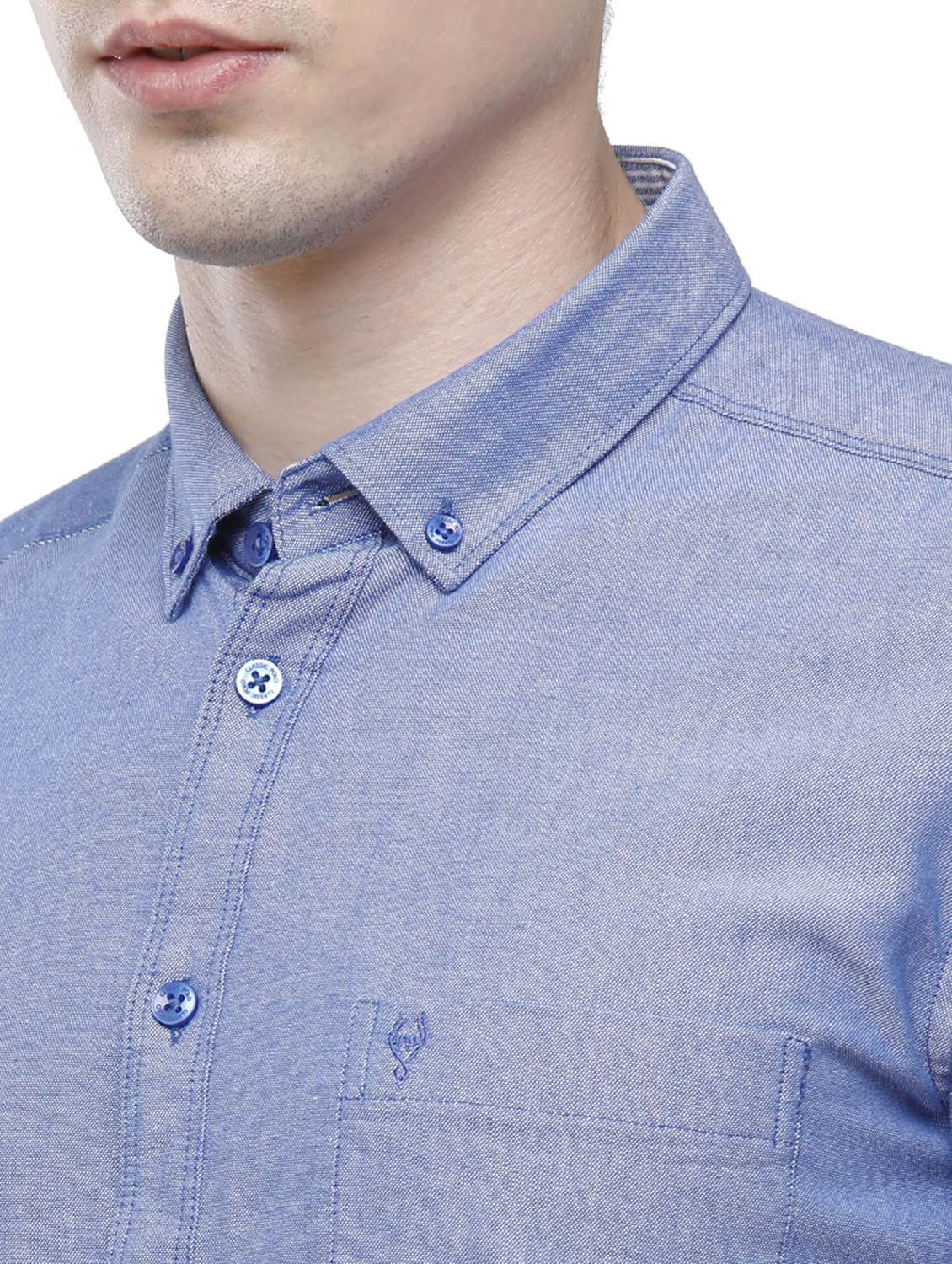 mens solid casual shirt - 18193390 -  Standard Image - 4