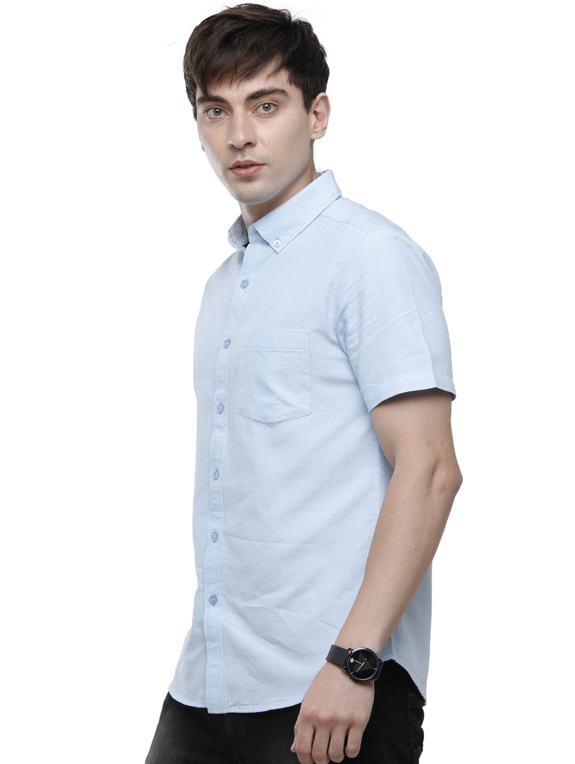 mens solid casual shirt - 18193406 - Standard Image - 1