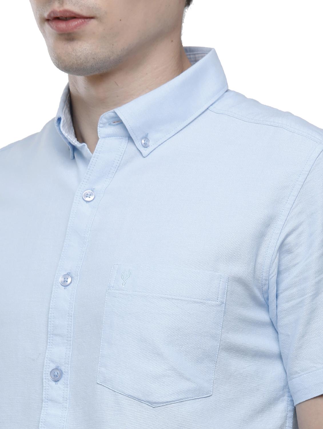 mens solid casual shirt - 18193406 - Standard Image - 4